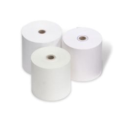 Receipt rollen plain papier, normal papier, 114mm, 25 rollen/doos